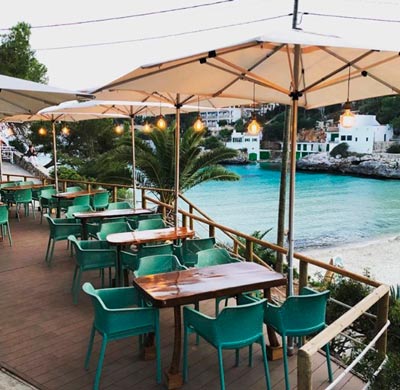 terraza restaurante mallorca playa