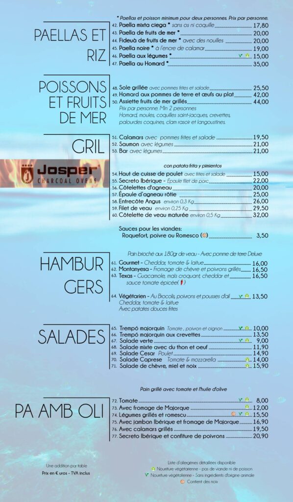 Restaurant de plage Cala Santanyi