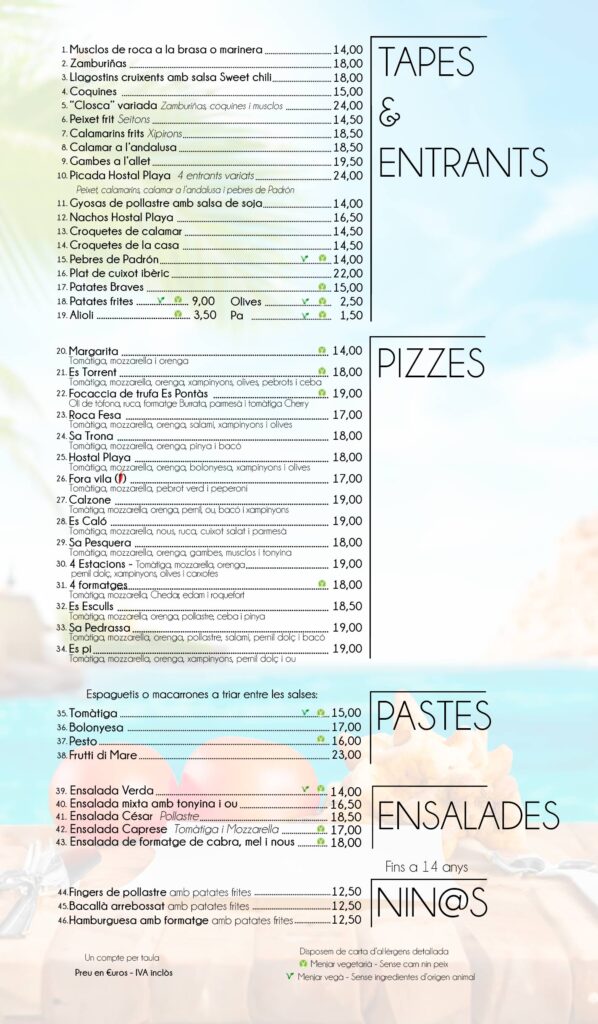 restaurant platja mallorca