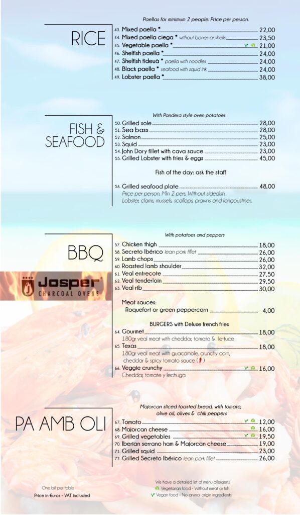 santanyi eat beach restaurant