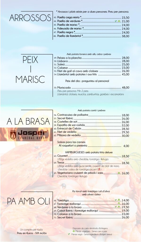 restaurant platja mallorca