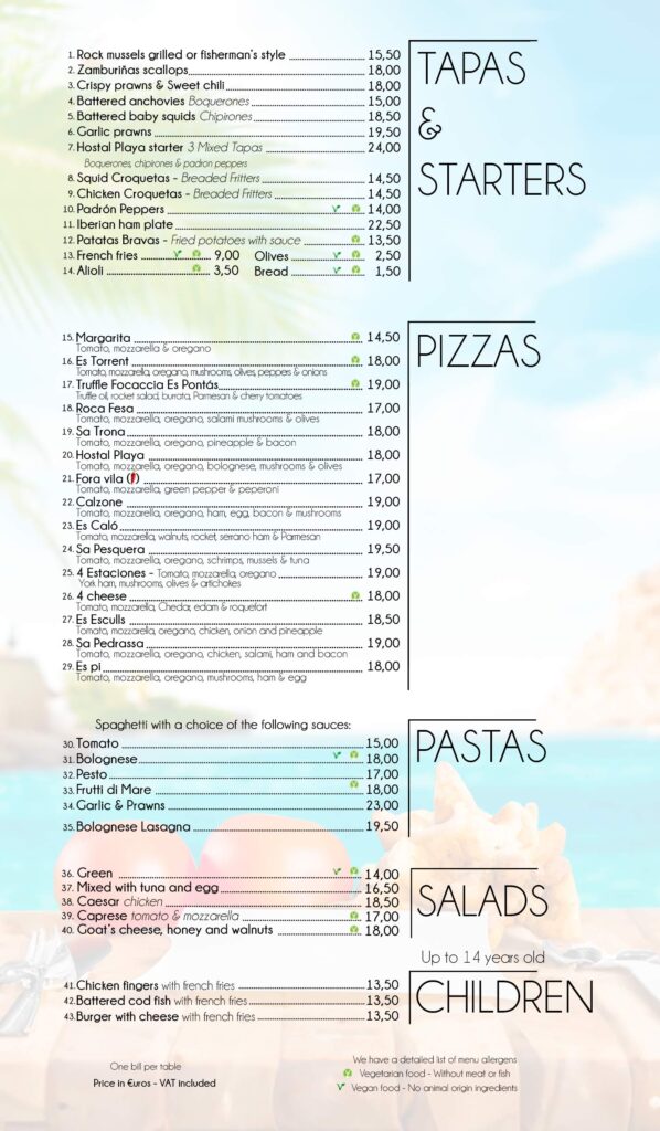 beach restaurant mallorca